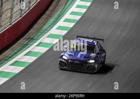 16 MAGNUS Gilles (bel), Comtoyou Team Audi Sport, Audi RS 3 LMS, azione durante il WTCR - gara dell'Arabia Saudita 2022, 9th° round della FIA World Touring Car Cup 2022, sul circuito di Jeddah Corniche dal 25 al 27 novembre a Jeddah, Arabia Saudita - Foto: Gr..gory Lenorand/DPPI/LiveMedia Foto Stock