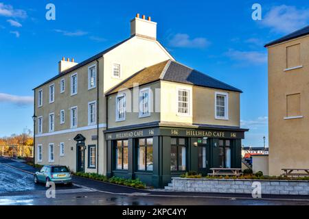 Tornagrain Inverness Scotland un villaggio pianificato e l'Hillhead Cafe Foto Stock