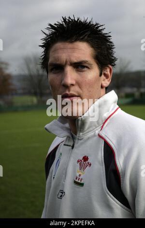 James Hook of Wales and Ospreys, novembre 2 2007. Fotografia © ROB WATKINS Foto Stock