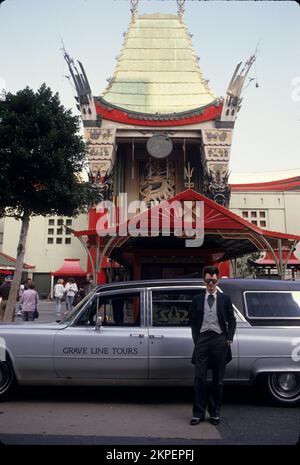 grave line tour di hollewood 1989-presso il teatro cinese Foto Stock