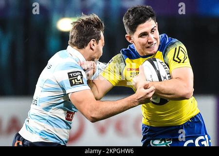 Anthony BELLEAU di Clermont durante il campionato francese Top 14 rugby Unione match tra Racing 92 e ASM Clermont Auvergne il 27 novembre 2022 a Parigi la Defense Arena a Nanterre, Francia - Foto Matthieu Mirville / DPPI Foto Stock