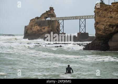 Biarritz Francia, centro città Foto Stock