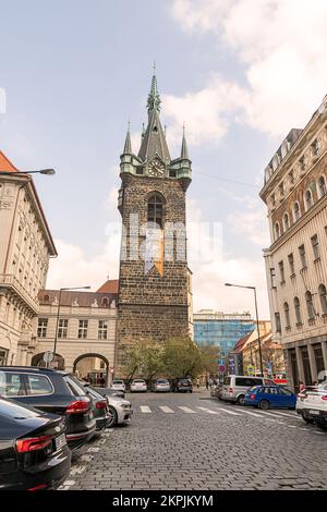 Praga Repubblica Ceca 25 aprile 2022. Architettura della città. Foto Stock