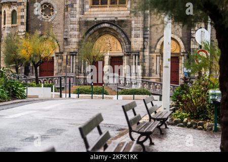 Cattedrale di Sainte Eugenie, Biarritz, Francia Foto Stock