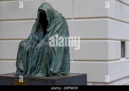 Praga, Repubblica Ceca - 5 settembre 2022: Statua del Commendatore Foto Stock