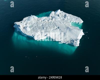 grande iceberg dalla vista aerea Foto Stock