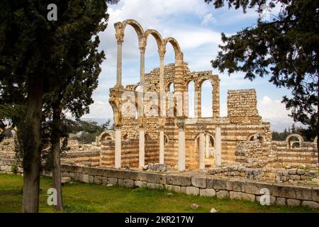 Cittadella di Anjar, Anjar, Libano Foto Stock