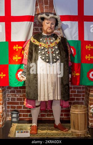 Re Enrico IV, Southsea Castle, Portsmouth, Hampshire, Inghilterra, Regno Unito Foto Stock