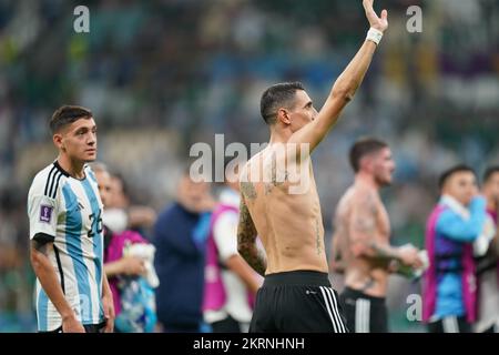 Lusail, Qatar. 26 novembre 2022. Coppa del mondo FIFA. Argentina contro Messico. Foto Stock