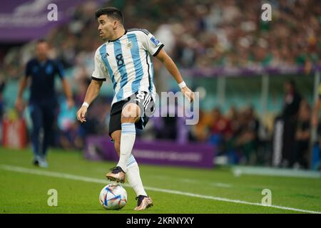 Lusail, Qatar. 26 novembre 2022. Coppa del mondo FIFA. Argentina contro Messico. Foto Stock