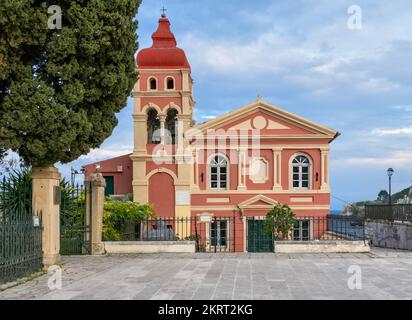 Panagia Mandrakina Chiesa Santa della Vergine Maria, Città Vecchia, Corfù, Grecia Foto Stock