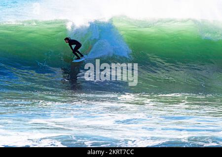 surf, levanto, italia Foto Stock