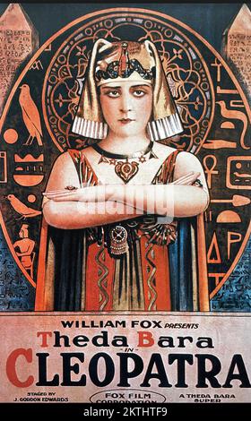 CLEOPATRA 1917 Fox Film Corporation produzione con Theda Bara Foto Stock