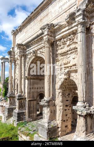 Settimio Severo, Foro Romano , Roma Centrale, Roma (Roma), Lazio, Italia Foto Stock