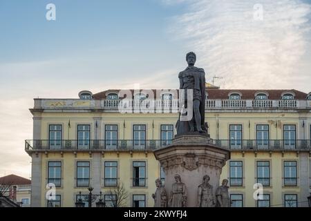 Monumento Camoes in Piazza Praca Luis de Camoes - Lisbona, Portogallo Foto Stock