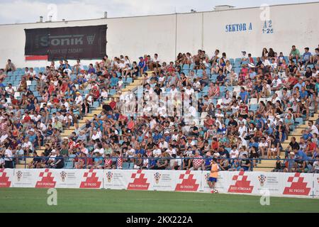 09.08.2017., Zadar, Croazia - friendly International Match U-19, Croazia - Italia. Foto: Dino Stanin/PIXSELL Foto Stock