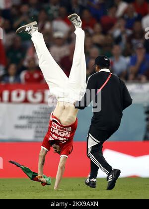 Doha, Qatar. 30th Nov 2022. DOHA - sostenitore sul campo durante la Coppa del mondo FIFA Qatar 2022 gruppo D incontro tra Tunisia e Francia al Education City Stadium il 30 novembre 2022 a Doha, Qatar. AP | Dutch Height | MAURICE OF STONE Credit: ANP/Alamy Live News Credit: ANP/Alamy Live News Foto Stock