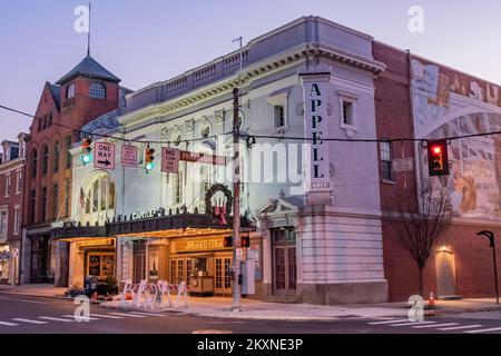 Storico Capitol Theatre nel centro di York City, Pennsylvania USA, York, Pennsylvania Foto Stock