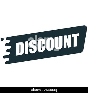 Tag di sconto con offerte speciali vendita adesivo. Illustrazione Vettoriale