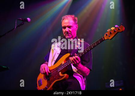 Alla Fiera di Zagabria, il concerto è stato tenuto dal batterista e fondatore della band Pink Floyd Nick Mason come parte del suo tour Sauterful of Secrets di Nick Mason. Foto: Zeljko Hladika/PIXSELL Foto Stock