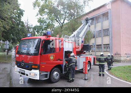 Esercitazioni della contea delle forze di protezione civile 'Samobor 2022' tenutesi a Samobor , Croazia, il 17 settembre 17, 2022 Foto: Tomislav Miletic/PIXSELL Foto Stock