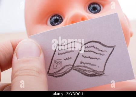 Torna al tema della scuola con titolo didattico Foto Stock