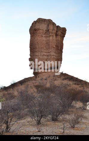 Vingerklip alta roccia in darmaland namibia Africa Foto Stock