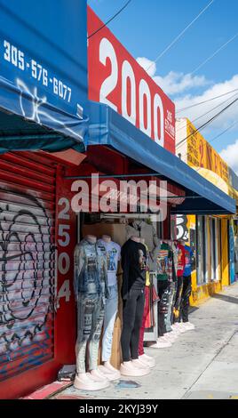 graffiti a miami wynwood Foto Stock