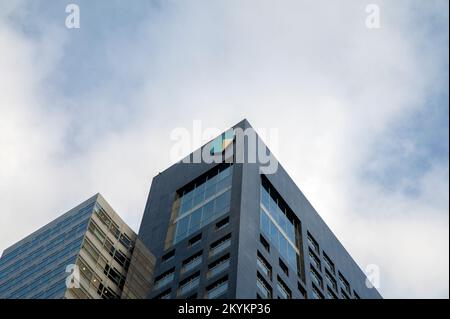 ABN AMRO Bank Headquarters Building a Gustav Mahlerplein Amsterdam Paesi Bassi 30-11-2022 Foto Stock