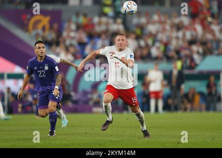 Doha, Qatar. 30th Nov 2022. (POL) Calcio : Coppa del mondo FIFA Qatar 2022 fase di gruppo incontro di gruppo C tra Polonia 0-2 Argentina allo Stadio 974 a Doha, Qatar . Credit: Mutsu Kawamori/AFLO/Alamy Live News Foto Stock