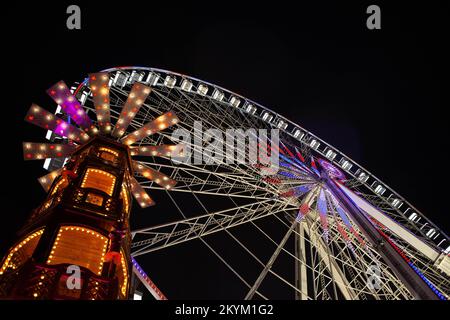 Le luci della fiera di Parigi Foto Stock