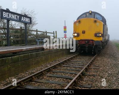 Classe 37 Berney Arms Norfolk Foto Stock