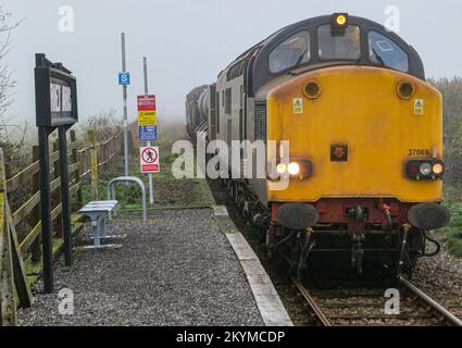 Classe 37 Berney Arms Norfolk Foto Stock