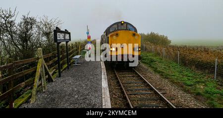 Classe 37 Berney Arms Norfolk Foto Stock