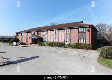 Travelodge & Burger King, B5013, Western Springs Road, Rugeley, WS15 2AS Foto Stock