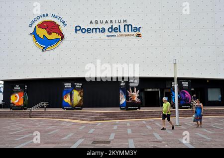 Acquario Poema del Mar Las Palmas, Gran Canaria Foto Stock