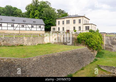 Konigstein è un'enorme fortezza nel sud-est della Germania. Foto Stock