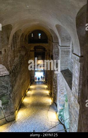Konigstein è un'enorme fortezza nel sud-est della Germania. Foto Stock