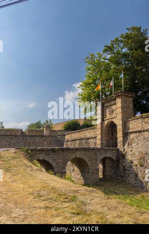 La citadelle de Mont-Louis, Francia Foto Stock