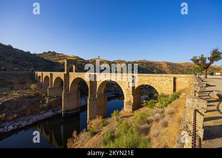 Puente de Alcantara in Estremadura, Spagna Foto Stock