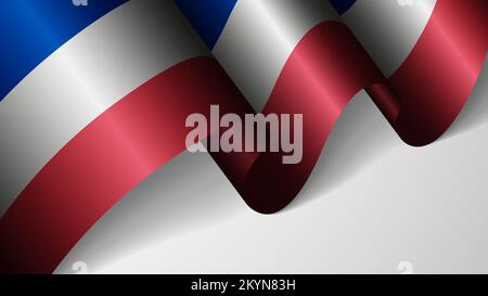 EPS10 Vector sfondo patriottico con bandiera di Francia. Un elemento di impatto per l'uso che si desidera fare di esso. Illustrazione Vettoriale