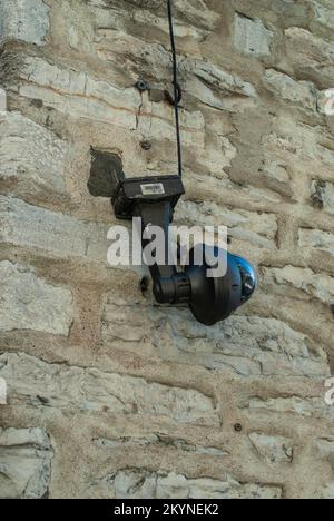 Telecamera di sorveglianza guasta a Chateau Frontenac a Quebec City Foto Stock