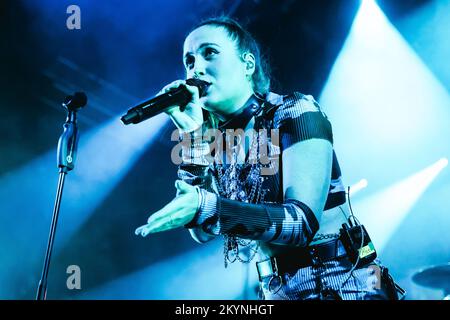 Milano, Italia. 01st Dec, 2022. Alice Merton suona dal vivo ad Alcatraz il 26 novembre 2022 a Milano (Foto di Alessandro Bremec/NurPhoto) Credit: NurPhoto/Alamy Live News Foto Stock