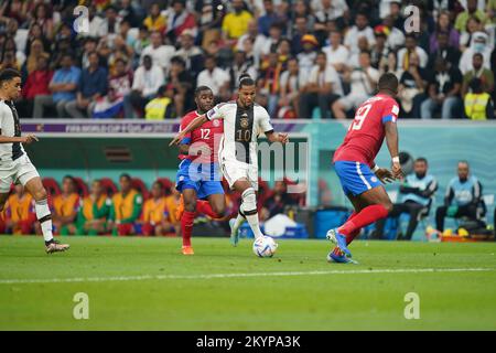 Doha, Qatar. Coppa del mondo FIFA. Corrispondenza 44. Germania contro Costa Rica. 1st dicembre 2022. Foto Stock