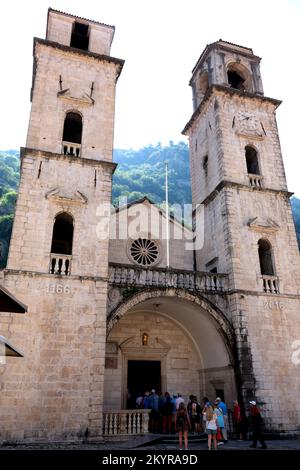 Cattedrale di San Tryfon a Cattaro Montenegro Foto Stock