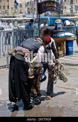 Venditore di tè - Damasco, Siria Foto Stock