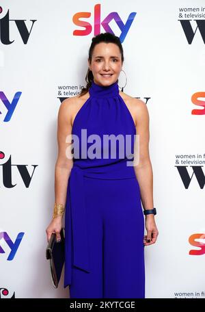 Claire Newton partecipa ai The Women in Film and TV Awards al London Hilton Park Lane, nel centro di Londra. Data immagine: Venerdì 2 dicembre 2022. Foto Stock