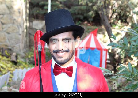 Anello leader nel circo Foto Stock