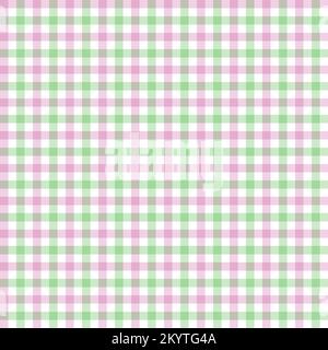 Motivo scozzese rosa verde plaid Illustrazione Vettoriale