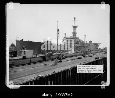 AG-164 USNS Kingsport , navi, Navali, Barche, Storia Navale, Navy Foto Stock